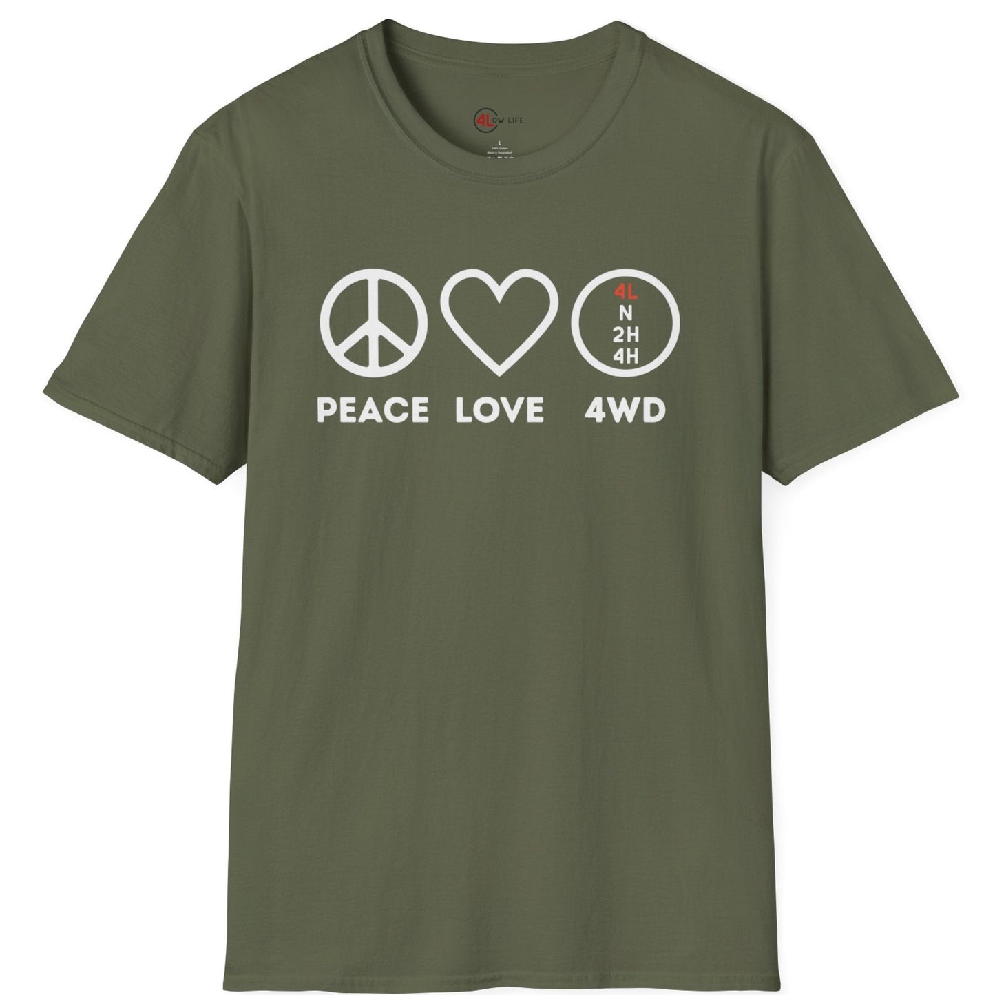 Peace Love & 4WD T-Shirt