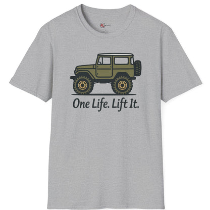 One Life. Lift It.  Vintage 4x4 T-Shirt