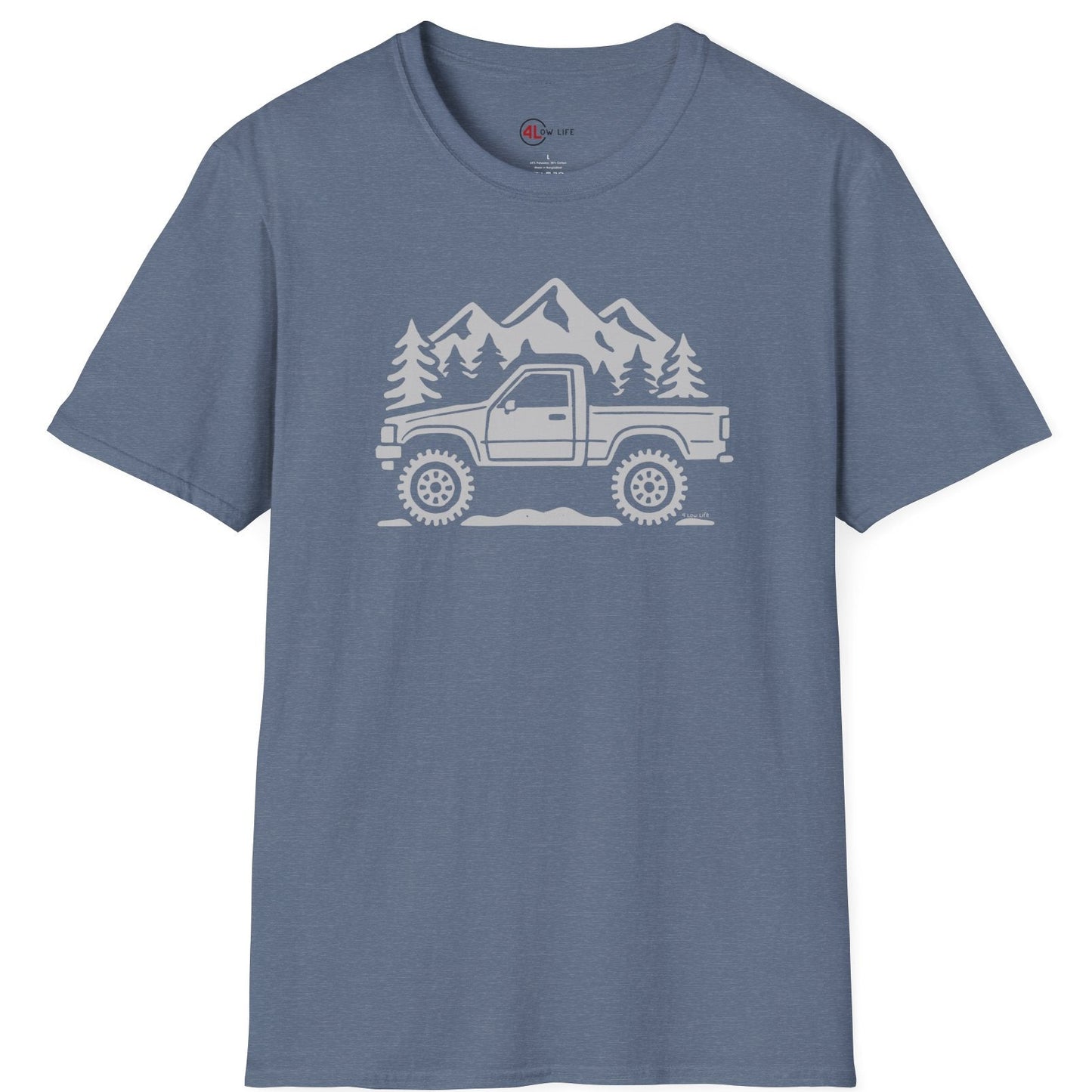 Mid-80s Pickup and Mountains no Text T-Shirt