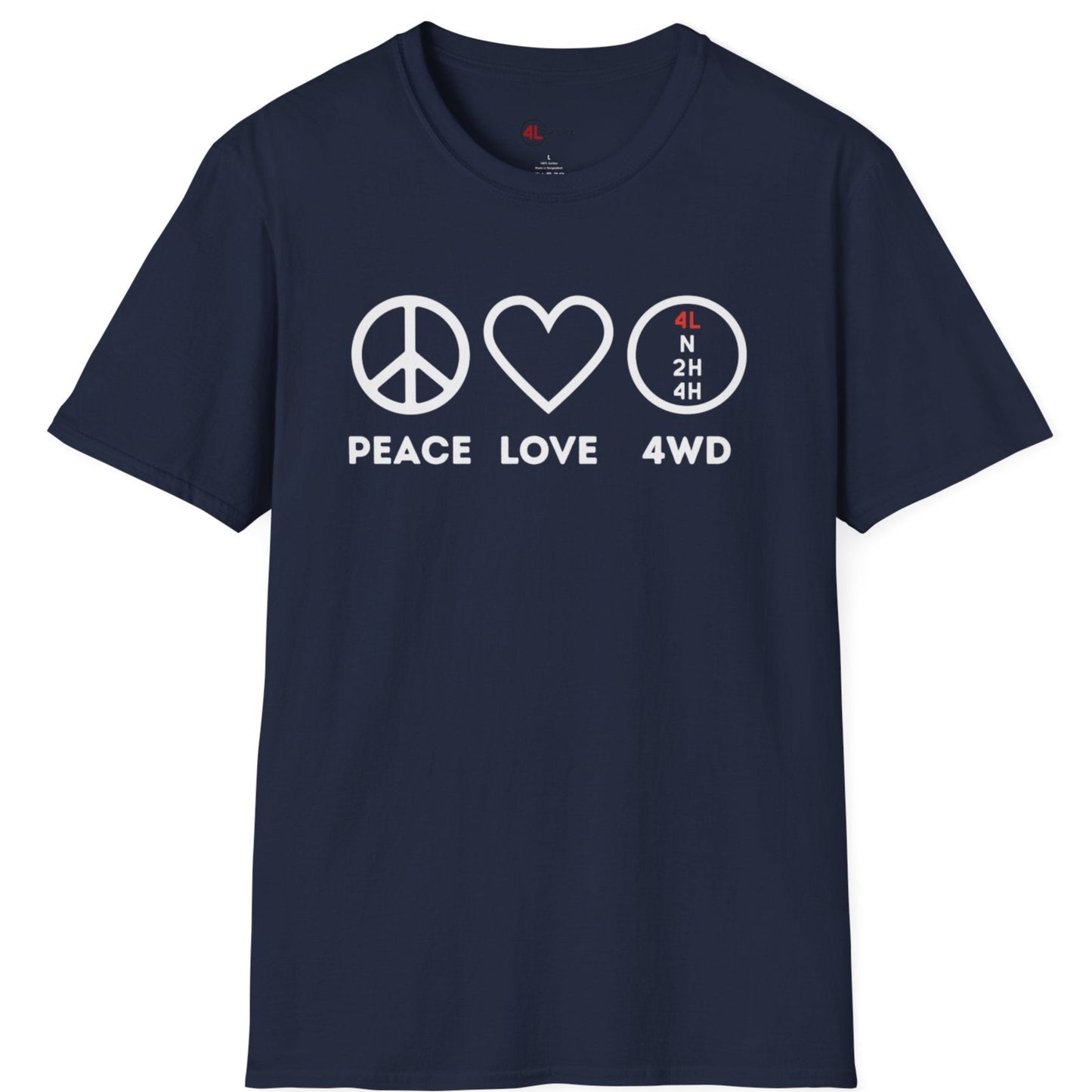 Peace Love & 4WD T-Shirt
