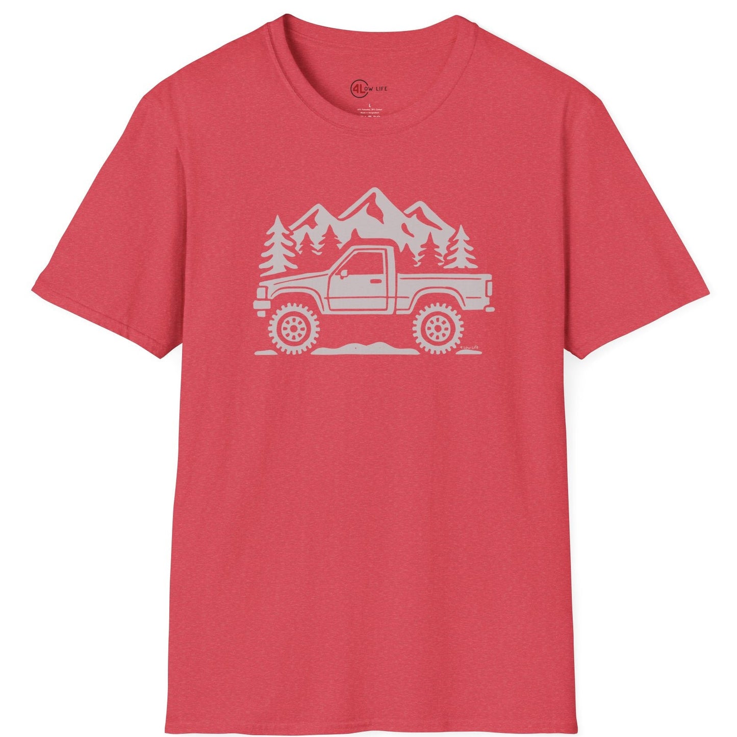 Mid-80s Pickup and Mountains no Text T-Shirt