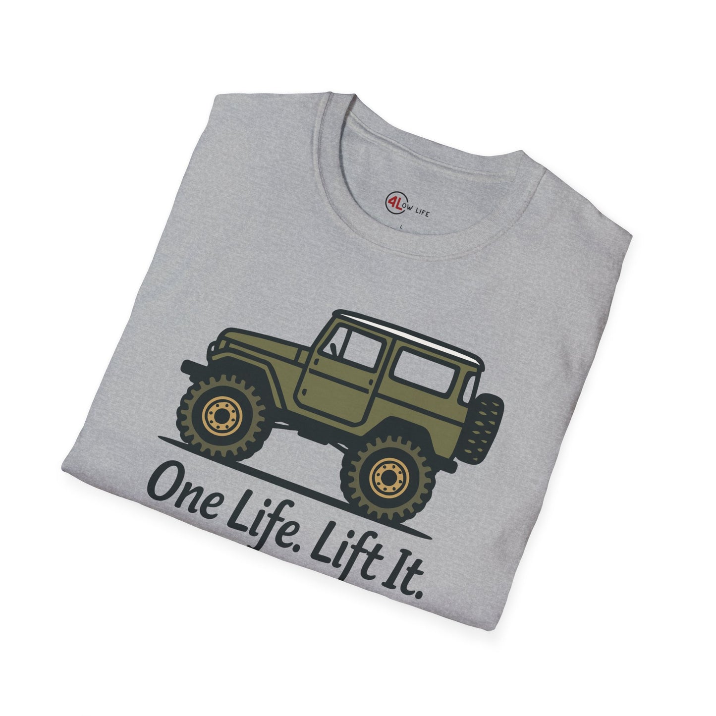 One Life. Lift It.  Vintage 4x4 T-Shirt