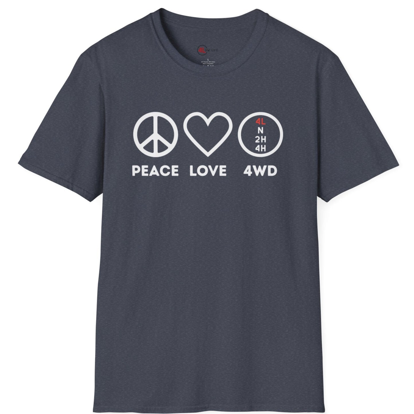 Peace Love & 4WD T-Shirt