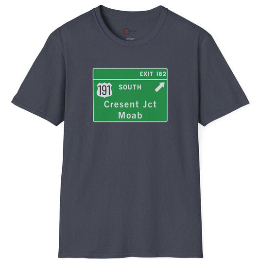 Moab Highway Sign T-Shirt