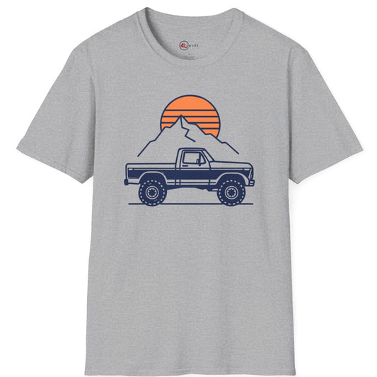 Sunset Pickup Truck T-Shirt