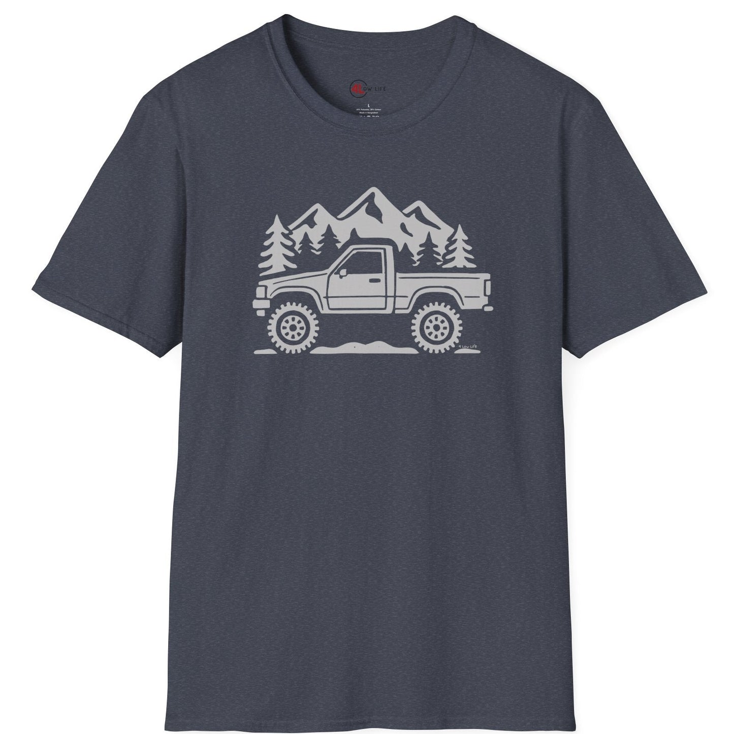 Mid-80s Pickup and Mountains no Text T-Shirt