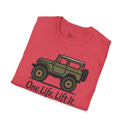 One Life. Lift It.  Vintage 4x4 T-Shirt