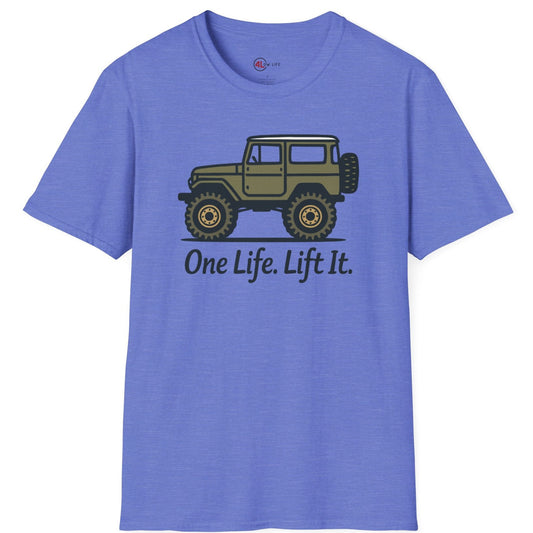 One Life. Lift It.  Vintage 4x4 T-Shirt