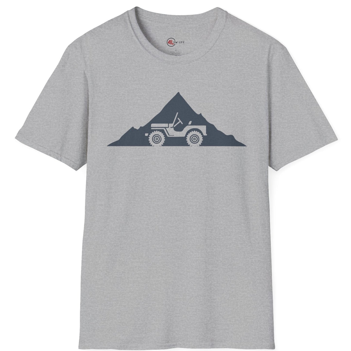 Flat Fender Mountain Background T-Shirt