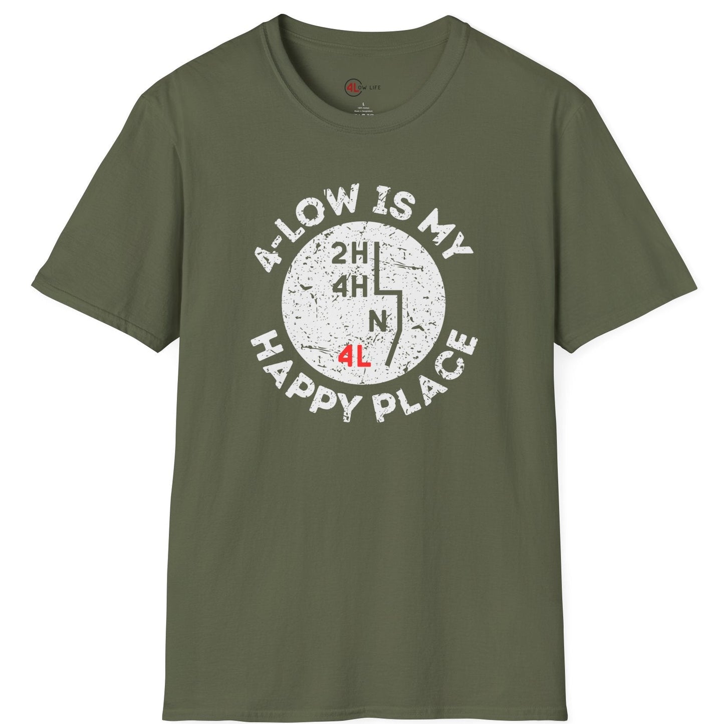 4-Low Is My Happy Place T-Shirt