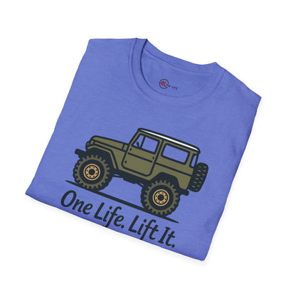 One Life. Lift It.  Vintage 4x4 T-Shirt