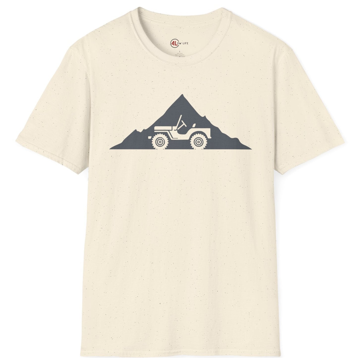 Flat Fender Mountain Background T-Shirt