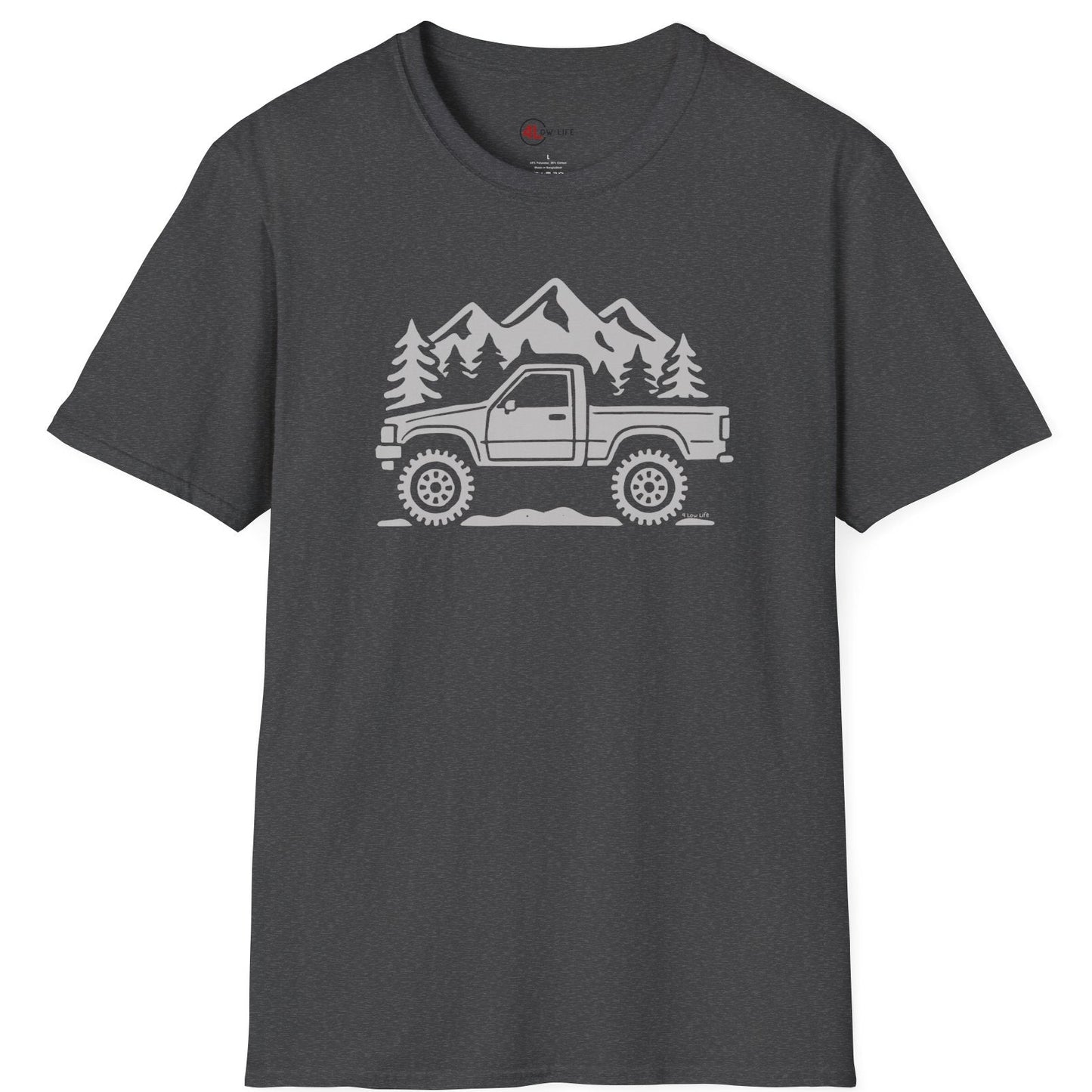 Mid-80s Pickup and Mountains no Text T-Shirt