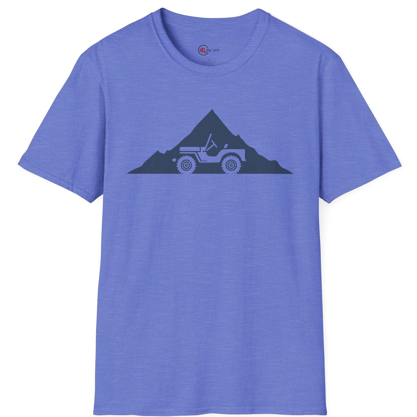 Flat Fender Mountain Background T-Shirt